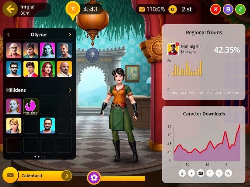 Malkajgiri Marvels gameplay screenshot showing character in Indian-inspired environment